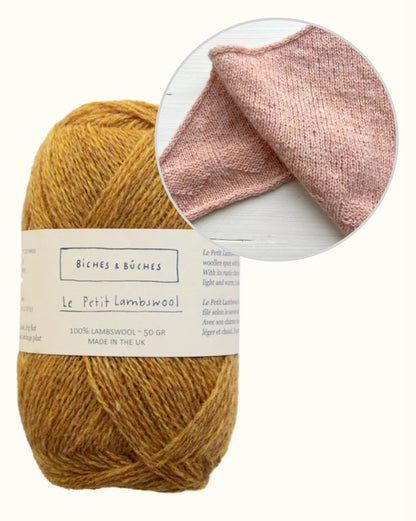 Châle Lille Hjerte | de tendres petits cœurs en Le Petit Lambswool de Biches & Bûches