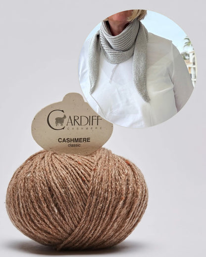 Lille Kolding | Écharpe douce en cachemire Classic Cashmere de Cardiff