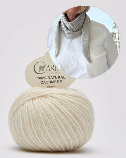 Lille Kolding | Écharpe douce en cachemire Classic Cashmere de Cardiff
