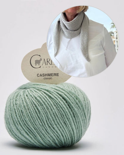 Lille Kolding | Écharpe douce en cachemire Classic Cashmere de Cardiff