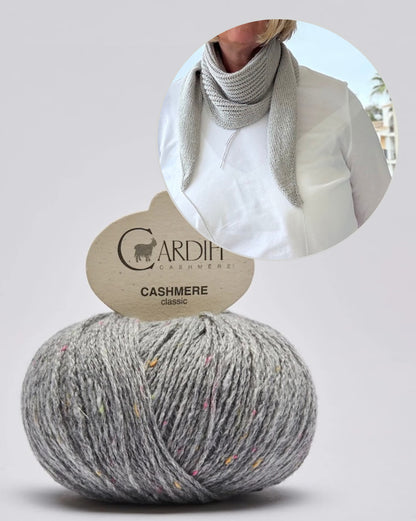 Lille Kolding | Écharpe douce en cachemire Classic Cashmere de Cardiff