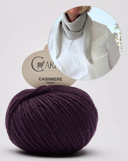 Lille Kolding | Écharpe douce en cachemire Classic Cashmere de Cardiff
