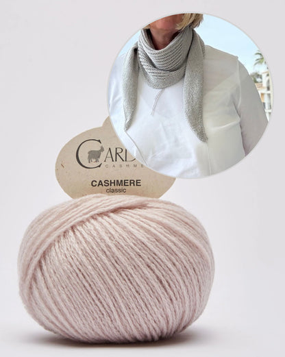 Lille Kolding | Écharpe douce en cachemire Classic Cashmere de Cardiff