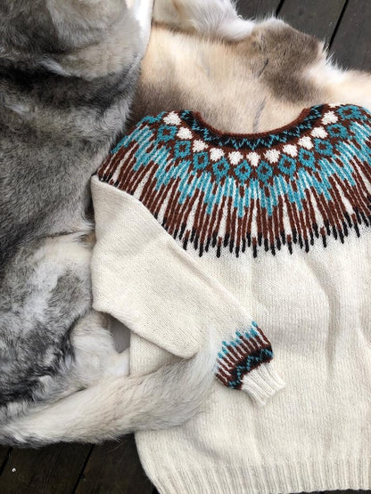 Linka Neumann Hopi Sweater mit Lettlopi von Lopi Island 7