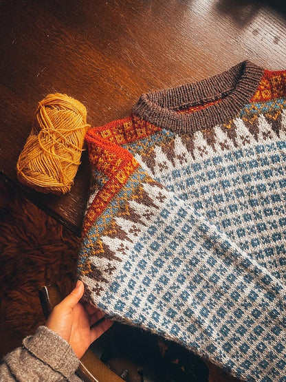 Moa Sweater | classically beautiful from Peer Gynt by Sandnes Garn