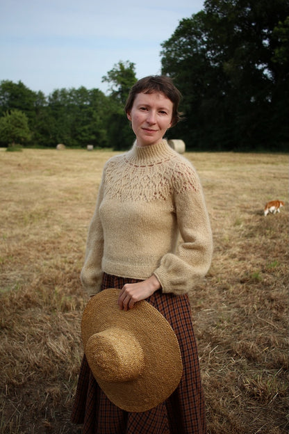 Maglione Listopera | blusa delicata in Le Gros Silk & Mohair di Biches & Bûches