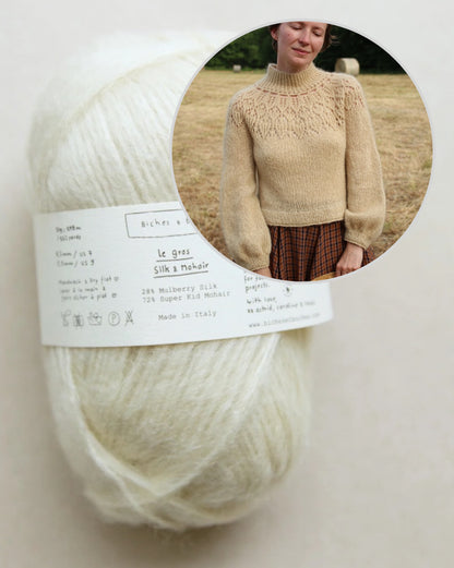 Maglione Listopera | blusa delicata in Le Gros Silk & Mohair di Biches & Bûches