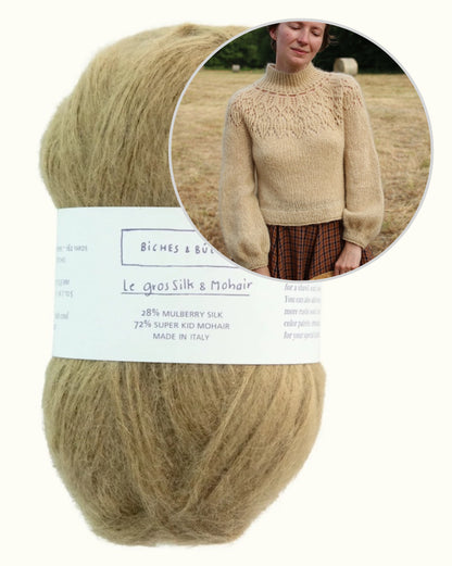 Maglione Listopera | blusa delicata in Le Gros Silk & Mohair di Biches & Bûches