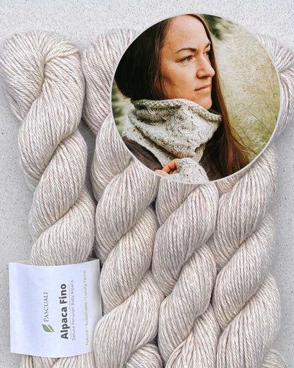 Loop Wiesenblume | einfach mit schönem Muster aus Alpaca Fino von Pascuali