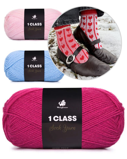 Chaussettes cœur adorables | à tomber sous le charme de 1ère qualité de Mayflower Denmark