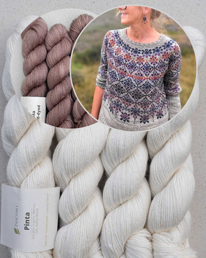 Love in a Mist Sweater | wunderschöne Blüten aus Pinta von Pascuali