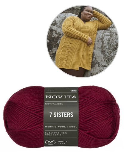 Lumo Cardigan | lässig und lang geschnitten aus 7 Sisters von Novita