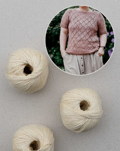 Lysande Tee | leichtes Shirt mit edlem Lochmuster aus Sole von Pascuali