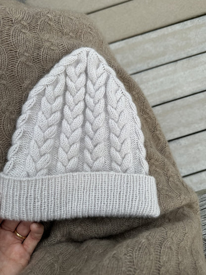 Bonnet Fresno | torsades extra douces en cachemire classique de Cardiff