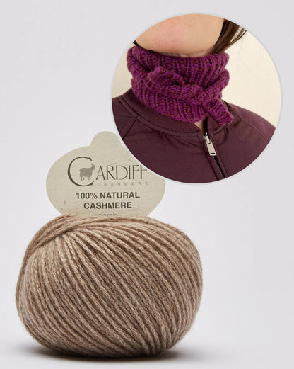 Foulard Margaux | Beau foulard en cachemire de Cardiff en cachemire classique