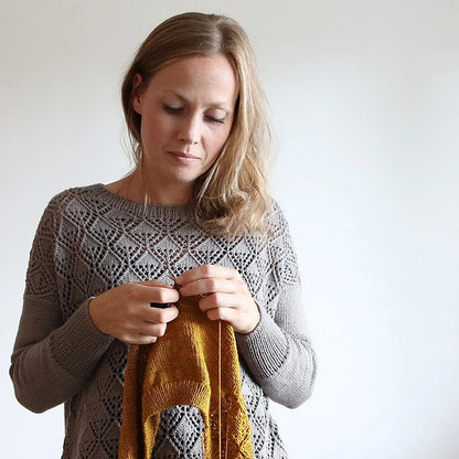 Pull Let it Fall | avec un joli motif en Cheeky Merino Joy