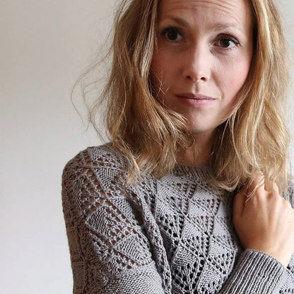Pull Let it Fall | avec un joli motif en Cheeky Merino Joy