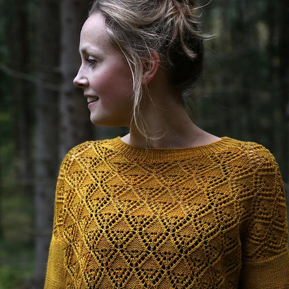 Pull Let it Fall | avec un joli motif en Cheeky Merino Joy