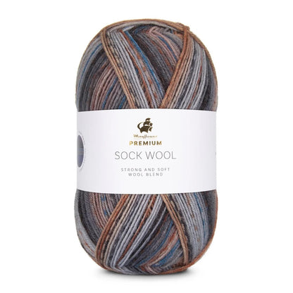 Laine à chaussettes Premium Valley | Merveilleux dégradé de couleurs naturelles