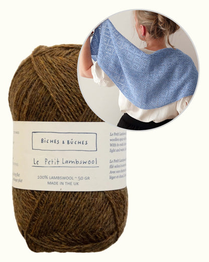 Meadowbright | romantisch ajourpatroon in Le Petit Lambswool van Biches & Bûches