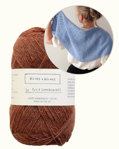 Meadowbright | romantisch ajourpatroon in Le Petit Lambswool van Biches & Bûches