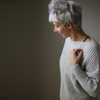 Snow Cloud Sweater | oversize Sweater aus Superkid Seta von Lana Grossa