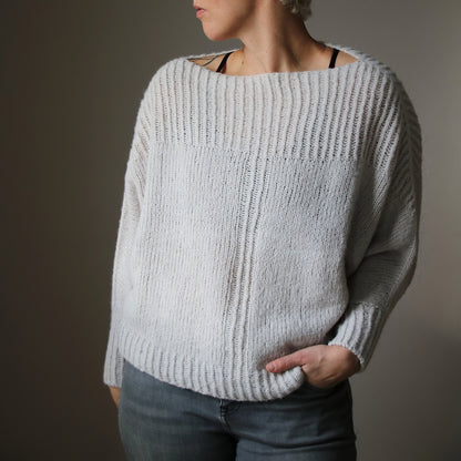 Snow Cloud Sweater | oversize Sweater aus Superkid Seta von Lana Grossa