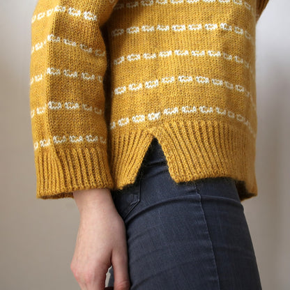 Sticky Sweet Sweater | casual stripes with Sayama and Mohair Bliss by Pascuali