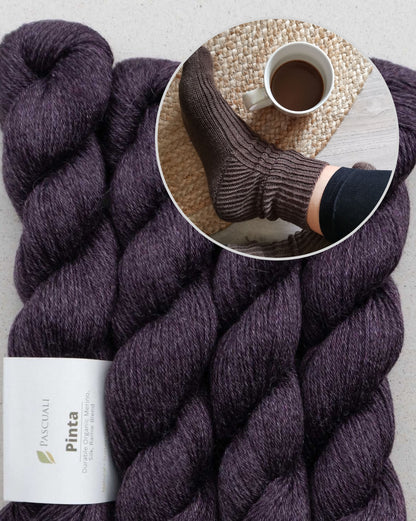 Melitta Chaussettes | nervures souples en Pinta de Pascuali