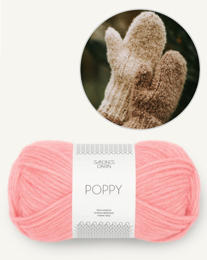 Mellow Mittens | wunderschöne Fäustlinge mit Poppy von Sandnes Garn