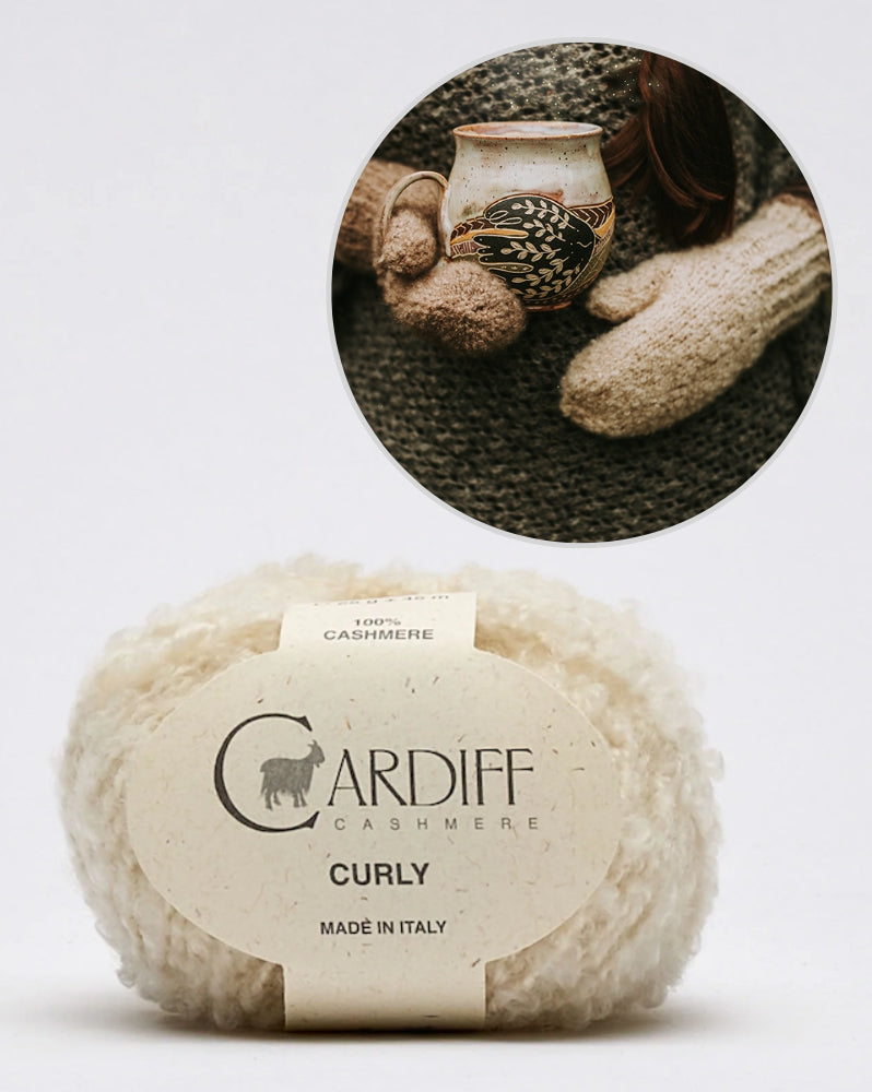 Mellow Mittens Cashmere | fantastically soft made from pure cashmere bouclé by Cardiff