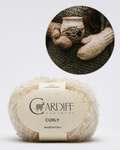 Mellow Mittens Cashmere | fantastically soft made from pure cashmere bouclé by Cardiff