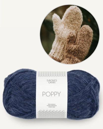Mellow Mittens | wunderschöne Fäustlinge mit Poppy von Sandnes Garn