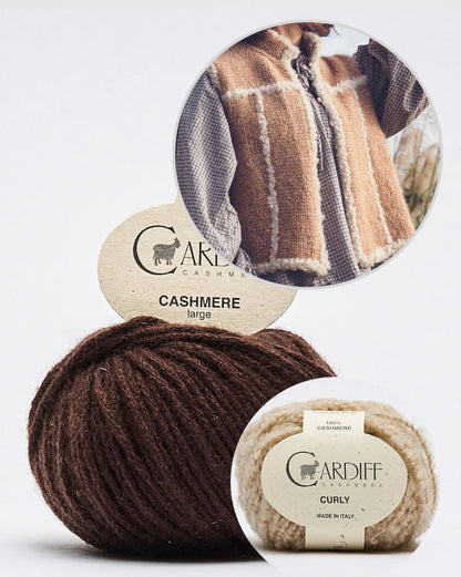 Mellow Vest | luxueuse et d'une beauté classique en cashmere Large et Curly de Cardiff