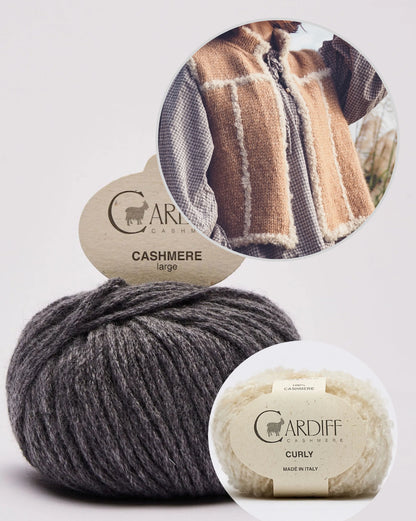 Mellow Vest | luxueuse et d'une beauté classique en cashmere Large et Curly de Cardiff
