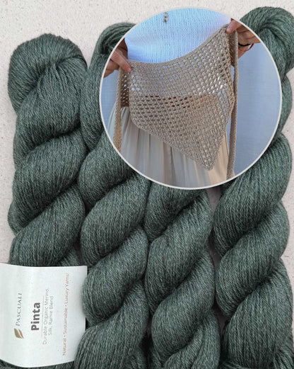 Bandana en maille | foulard d'été délicat en Pinta de Pascuali
