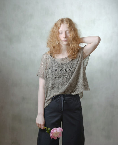 Ranunculus Shirt von Midori Hirose mit Tussah Tweed von BC Garn 1