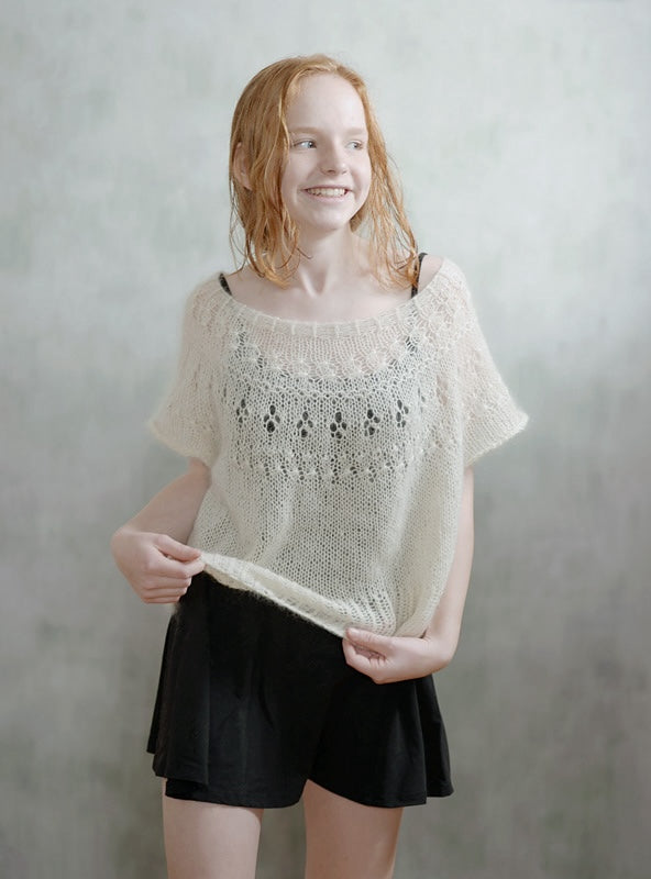 Ranunculus Shirt von Midori Hirose mit Tussah Tweed von BC Garn 3
