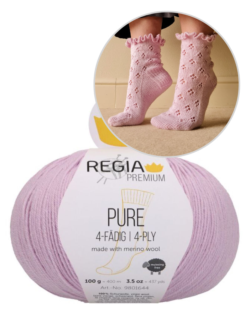 Chaussettes de danseuse du milieu de l’été | chaussettes à volants enchanteresses avec Cashmere Premium 