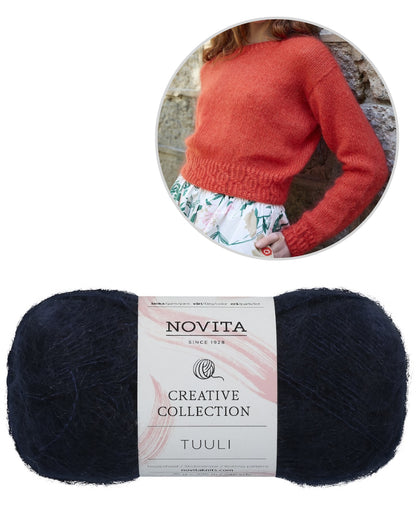 Milà Sweater | delicate cables with Tuuli by Novita