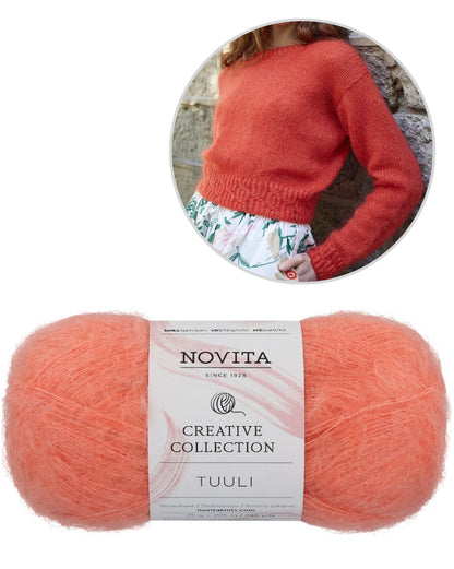 Milà Sweater | delicate cables with Tuuli by Novita