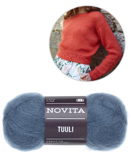 Milà Sweater | delicate cables with Tuuli by Novita