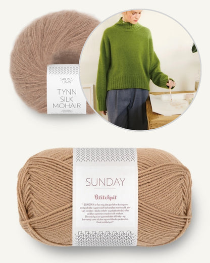 Mindy Sweater | pull confortable en Sunday et Tynn Silk Mohair