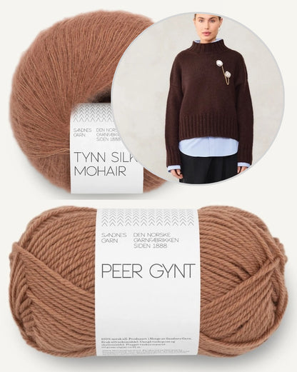 Mindy Sweater Chunky | timelessly beautiful from Peer Gynt and Thin Silk Mohair