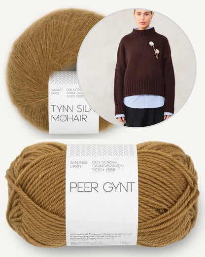 Mindy Sweater Chunky | timelessly beautiful from Peer Gynt and Thin Silk Mohair