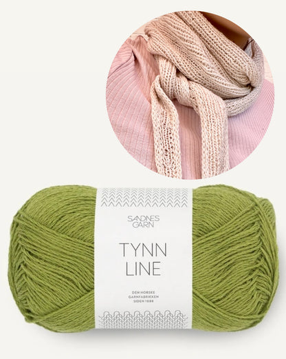 Mini-serviette Perfect Summer | douce et rafraîchissante en Tynn Line de Sandnes Garn