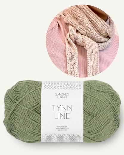 Mini-serviette Perfect Summer | douce et rafraîchissante en Tynn Line de Sandnes Garn