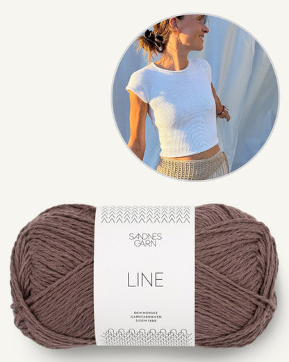 Mini Tee | enkel och utan tvekan vacker från Line av Sandnes Garn