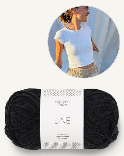Mini Tee | enkel och utan tvekan vacker från Line av Sandnes Garn