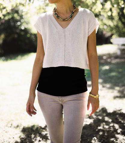 Little Something Tee von Minimi Knit Design aus Cashmere Lace von Gepard Garn 4